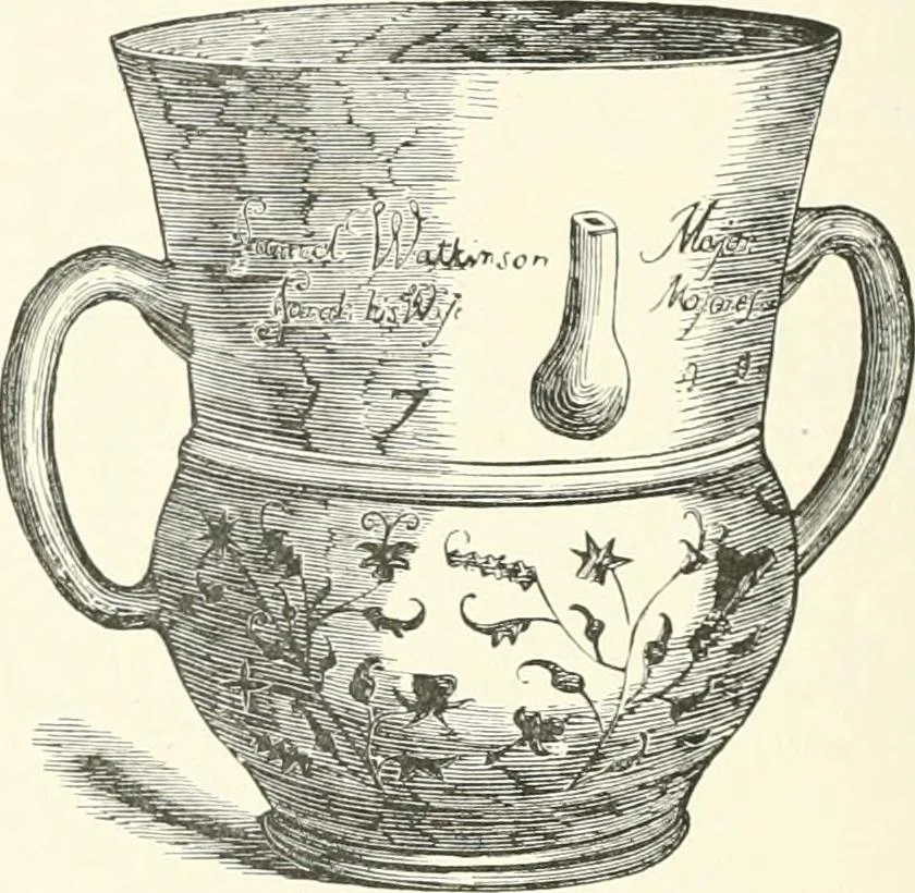 An illustration from Pottery & porcelain, a guide to collectors; containing nearly two hundred illustrations of specimens of various factories, nine coloured plates, and marks and monograms of all the important makers, 1912, leaf 391