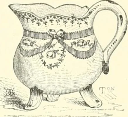 An illustration from Pottery & porcelain, a guide to collectors; containing nearly two hundred illustrations of specimens of various factories, nine coloured plates, and marks and monograms of all the important makers, 1912, leaf 398