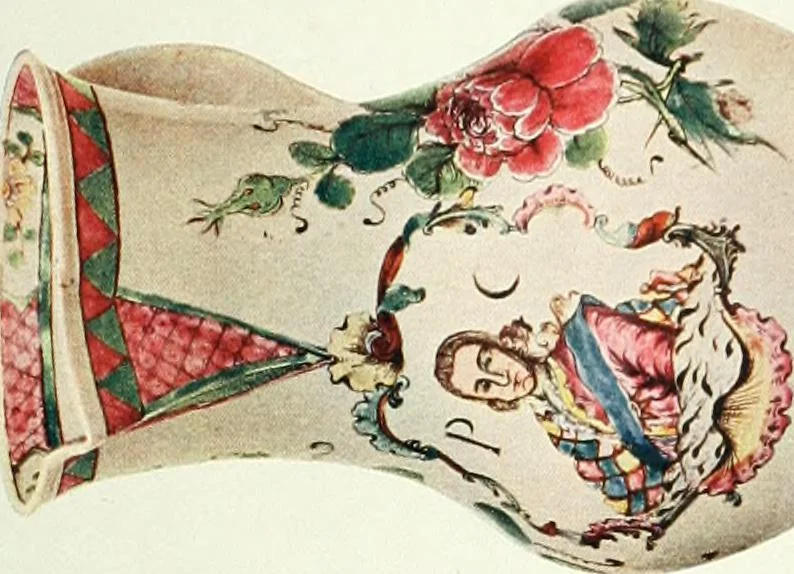 An illustration from Pottery & porcelain, a guide to collectors; containing nearly two hundred illustrations of specimens of various factories, nine coloured plates, and marks and monograms of all the important makers, 1912, leaf 438