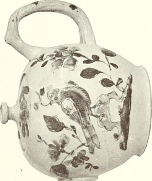 An illustration from Pottery & porcelain, a guide to collectors; containing nearly two hundred illustrations of specimens of various factories, nine coloured plates, and marks and monograms of all the important makers, 1912, leaf 442