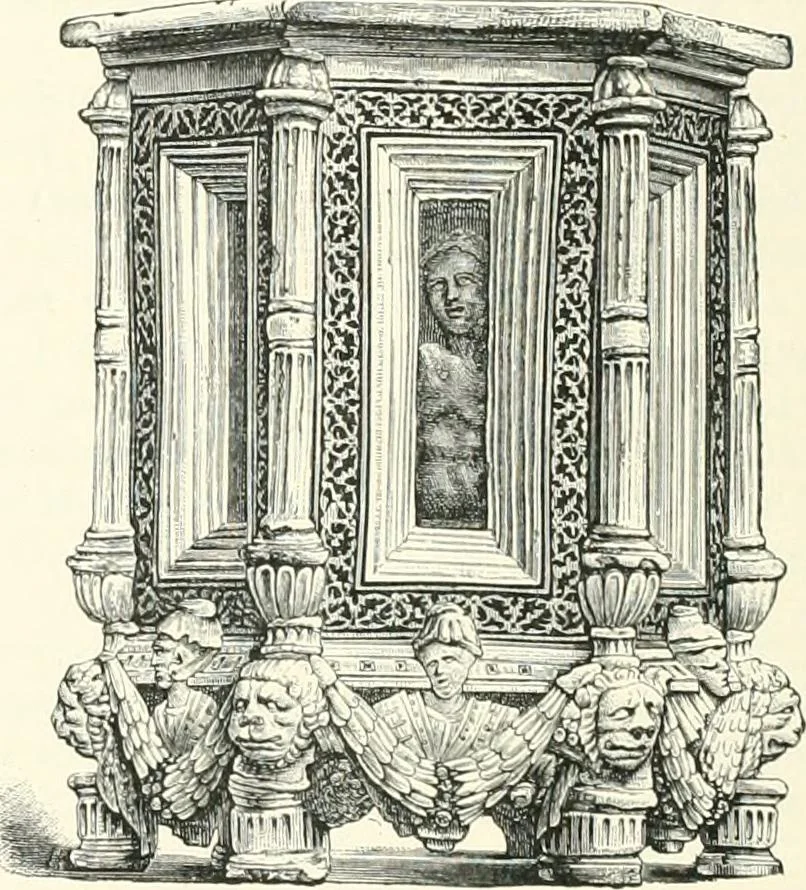 An illustration from Pottery & porcelain, a guide to collectors; containing nearly two hundred illustrations of specimens of various factories, nine coloured plates, and marks and monograms of all the important makers, 1912, leaf 47