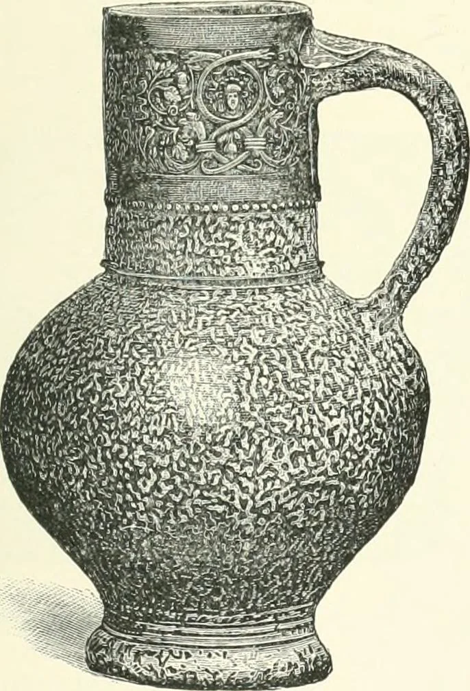 An illustration from Pottery & porcelain, a guide to collectors; containing nearly two hundred illustrations of specimens of various factories, nine coloured plates, and marks and monograms of all the important makers, 1912, leaf 48