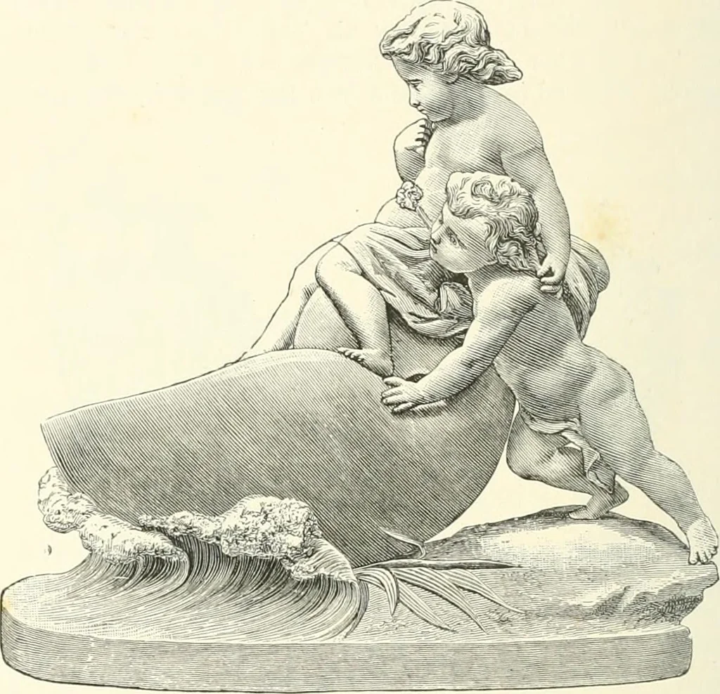 An illustration from Pottery & porcelain, a guide to collectors; containing nearly two hundred illustrations of specimens of various factories, nine coloured plates, and marks and monograms of all the important makers, 1912, leaf 485
