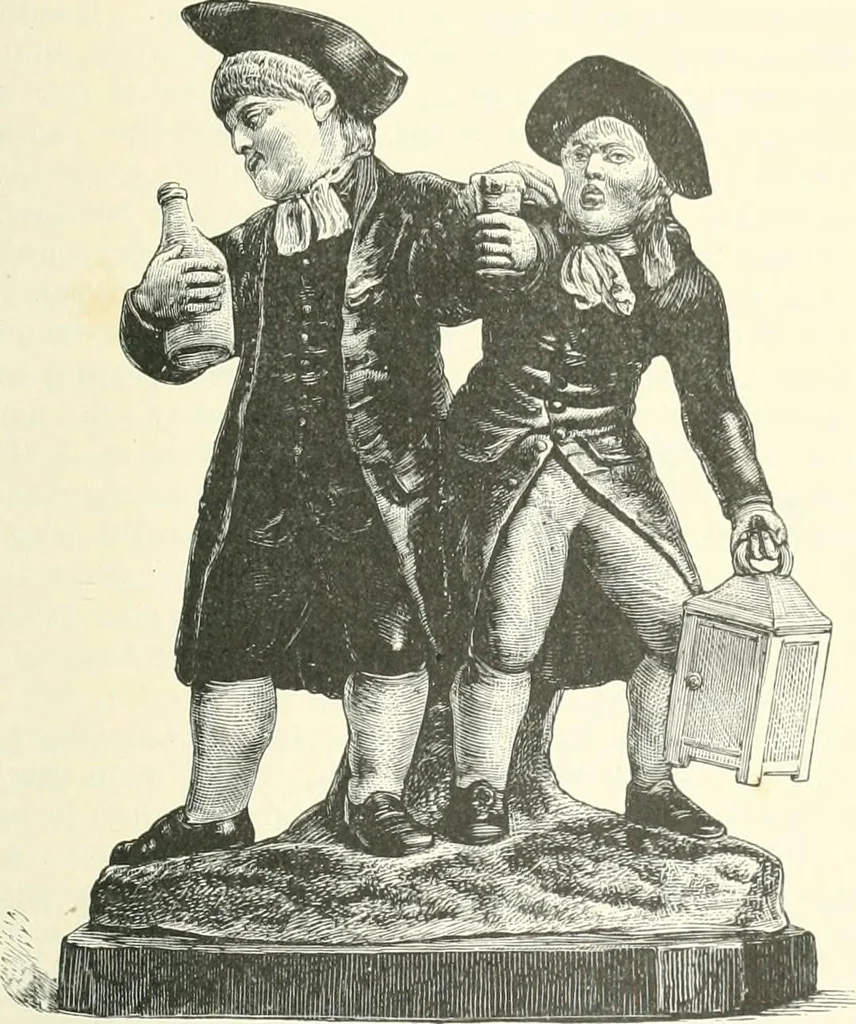 An illustration from Pottery & porcelain, a guide to collectors; containing nearly two hundred illustrations of specimens of various factories, nine coloured plates, and marks and monograms of all the important makers, 1912, leaf 488