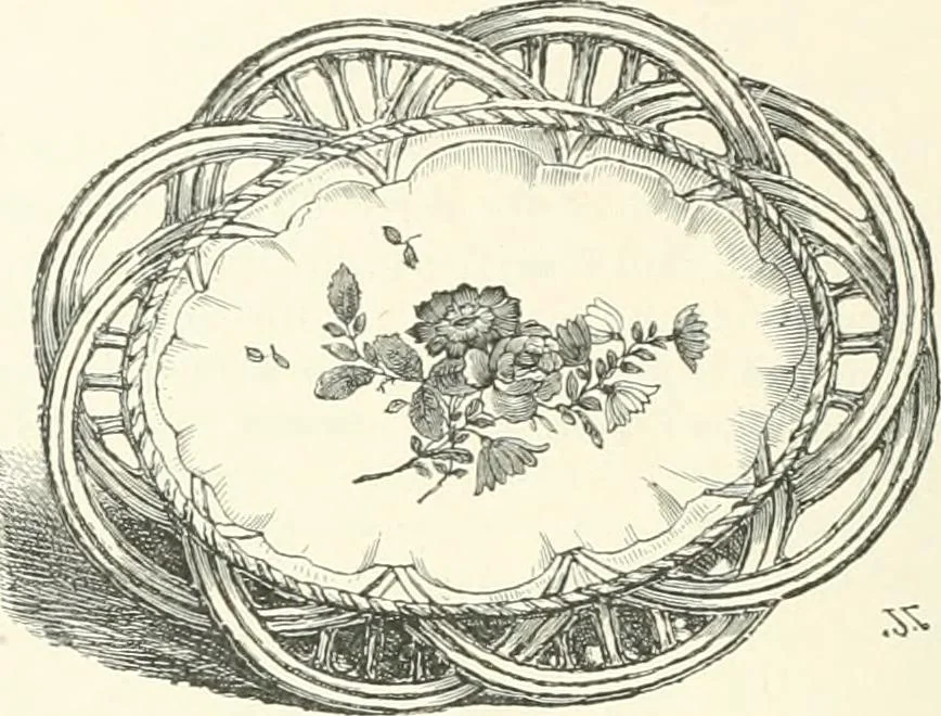An illustration from Pottery & porcelain, a guide to collectors; containing nearly two hundred illustrations of specimens of various factories, nine coloured plates, and marks and monograms of all the important makers, 1912, leaf 495