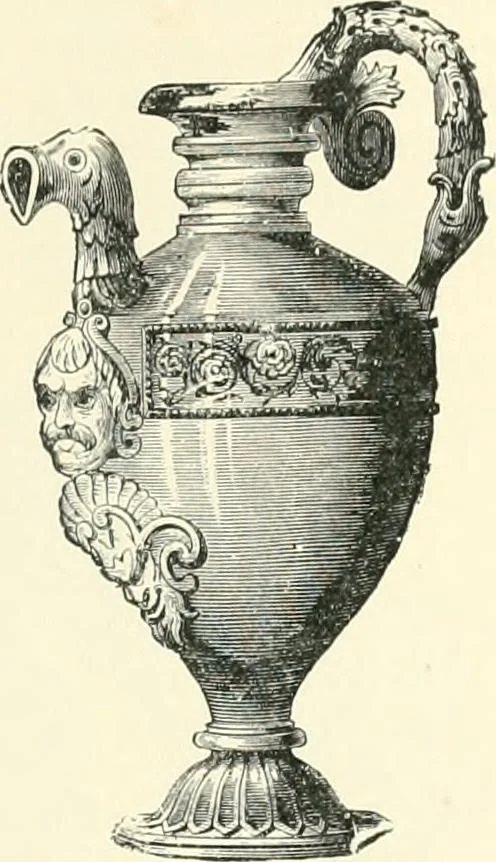 An illustration from Pottery & porcelain, a guide to collectors; containing nearly two hundred illustrations of specimens of various factories, nine coloured plates, and marks and monograms of all the important makers, 1912, leaf 50