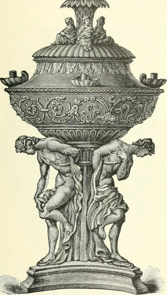 An illustration from Pottery & porcelain, a guide to collectors; containing nearly two hundred illustrations of specimens of various factories, nine coloured plates, and marks and monograms of all the important makers, 1912, leaf 526