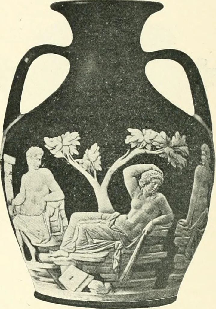 An illustration from Pottery & porcelain, a guide to collectors; containing nearly two hundred illustrations of specimens of various factories, nine coloured plates, and marks and monograms of all the important makers, 1912, leaf 527