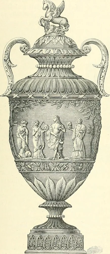 An illustration from Pottery & porcelain, a guide to collectors; containing nearly two hundred illustrations of specimens of various factories, nine coloured plates, and marks and monograms of all the important makers, 1912, leaf 528