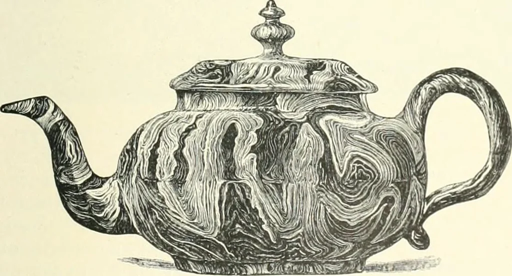 An illustration from Pottery & porcelain, a guide to collectors; containing nearly two hundred illustrations of specimens of various factories, nine coloured plates, and marks and monograms of all the important makers, 1912, leaf 534