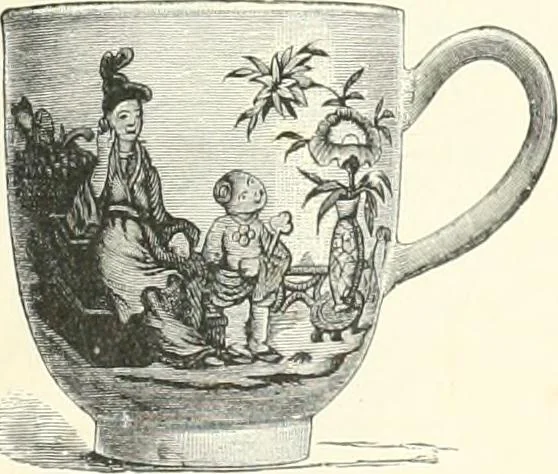 An illustration from Pottery & porcelain, a guide to collectors; containing nearly two hundred illustrations of specimens of various factories, nine coloured plates, and marks and monograms of all the important makers, 1912, leaf 538
