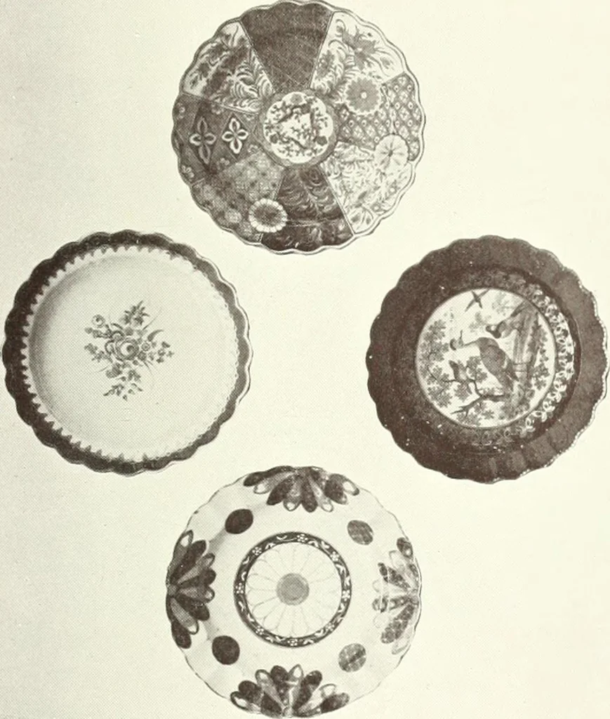 An illustration from Pottery & porcelain, a guide to collectors; containing nearly two hundred illustrations of specimens of various factories, nine coloured plates, and marks and monograms of all the important makers, 1912, leaf 550