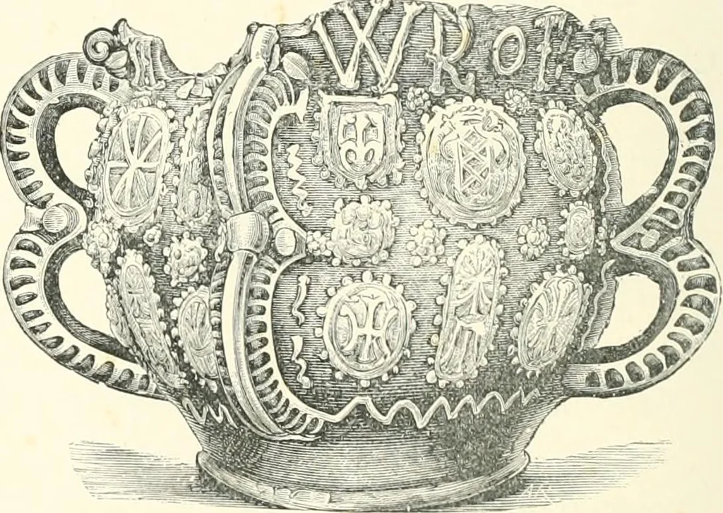 An illustration from Pottery & porcelain, a guide to collectors; containing nearly two hundred illustrations of specimens of various factories, nine coloured plates, and marks and monograms of all the important makers, 1912, leaf 567