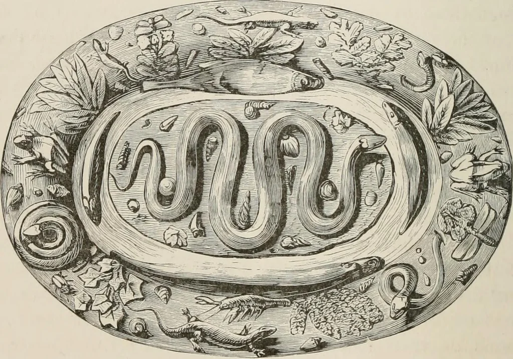 An illustration from Pottery and porcelain of all times and nations; with tables of factory and artists' marks for the use of collectors, 1878, leaf 199