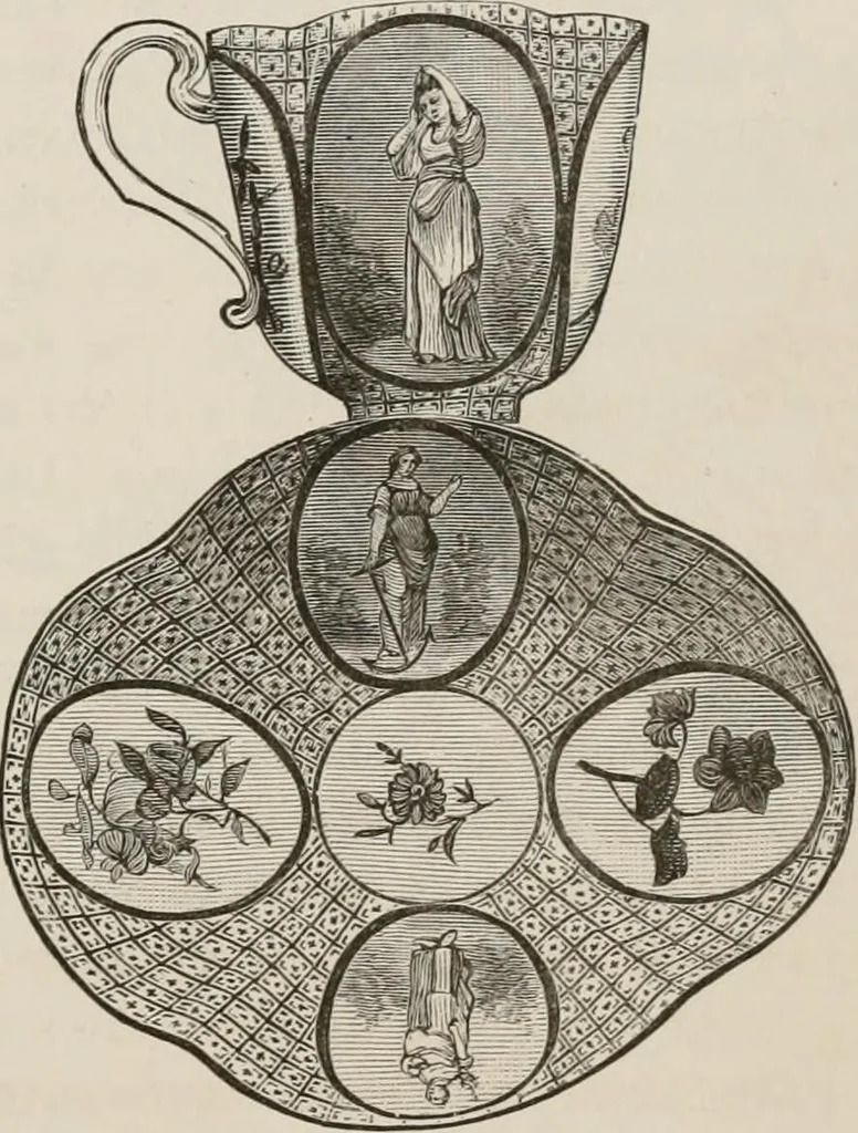 An illustration from Pottery and porcelain of all times and nations; with tables of factory and artists' marks for the use of collectors, 1878, leaf 292