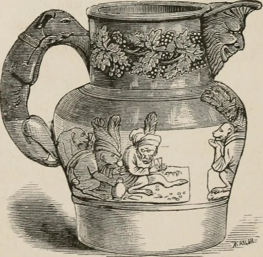 An illustration from Pottery and porcelain of all times and nations; with tables of factory and artists' marks for the use of collectors, 1878, leaf 346