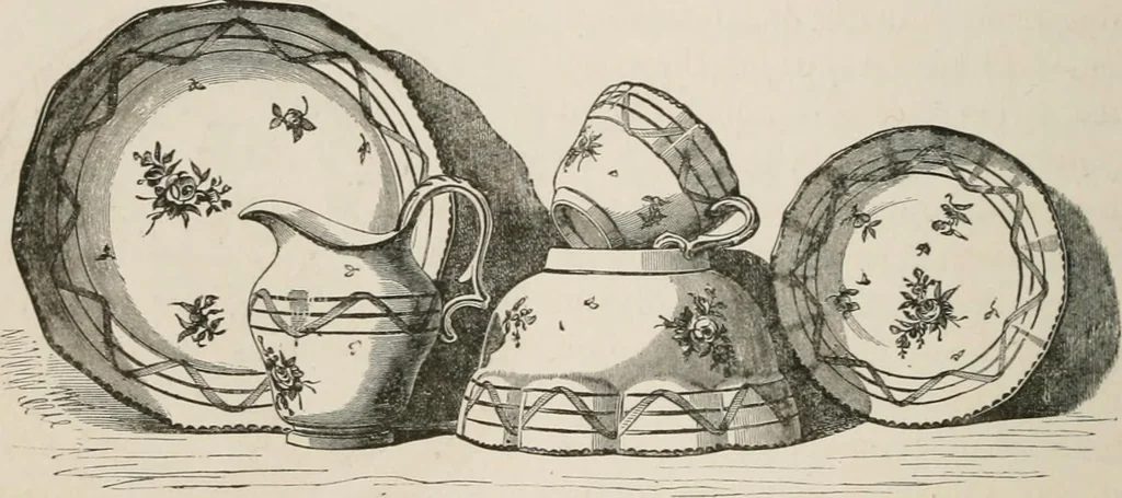An illustration from Pottery and porcelain of all times and nations; with tables of factory and artists' marks for the use of collectors, 1878, leaf 385