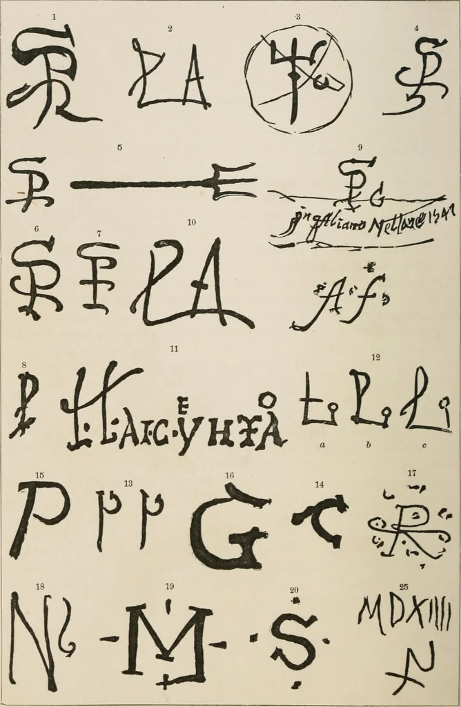 An illustration from Pottery and porcelain of all times and nations; with tables of factory and artists' marks for the use of collectors, 1878, leaf 439