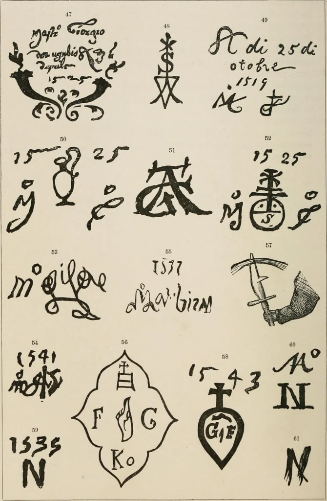 An illustration from Pottery and porcelain of all times and nations; with tables of factory and artists' marks for the use of collectors, 1878, leaf 443