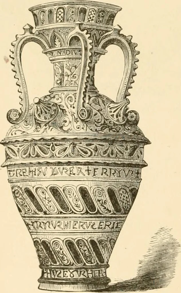 An illustration from Pottery and porcelain of all times and nations : with tables of factory and artists' marks for the use of collectors, 1878, leaf 141