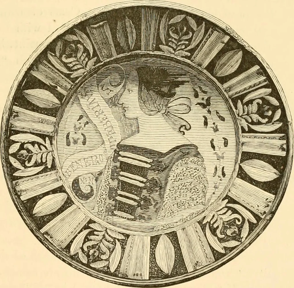 An illustration from Pottery and porcelain of all times and nations : with tables of factory and artists' marks for the use of collectors, 1878, leaf 148