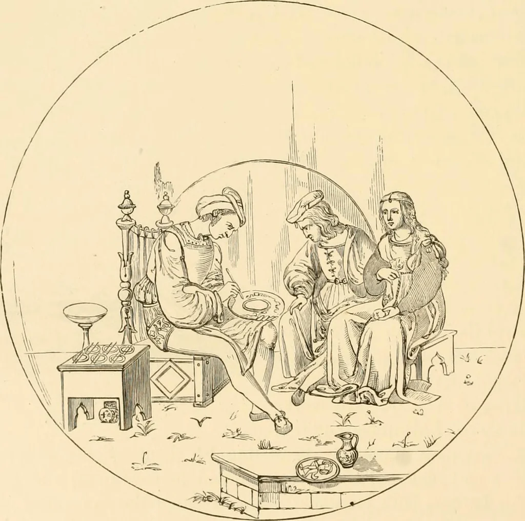 An illustration from Pottery and porcelain of all times and nations : with tables of factory and artists' marks for the use of collectors, 1878, leaf 157