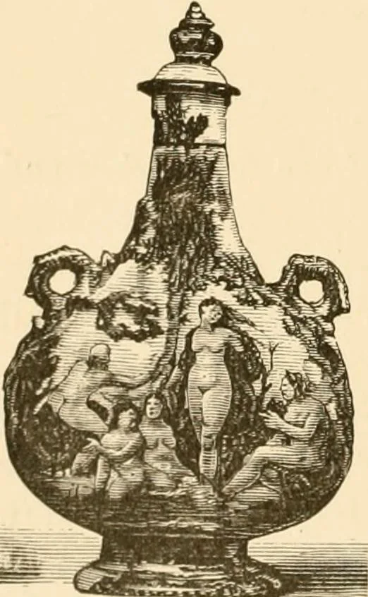 An illustration from Pottery and porcelain of all times and nations : with tables of factory and artists' marks for the use of collectors, 1878, leaf 161