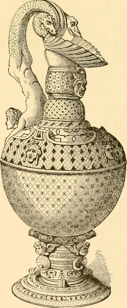 An illustration from Pottery and porcelain of all times and nations : with tables of factory and artists' marks for the use of collectors, 1878, leaf 190