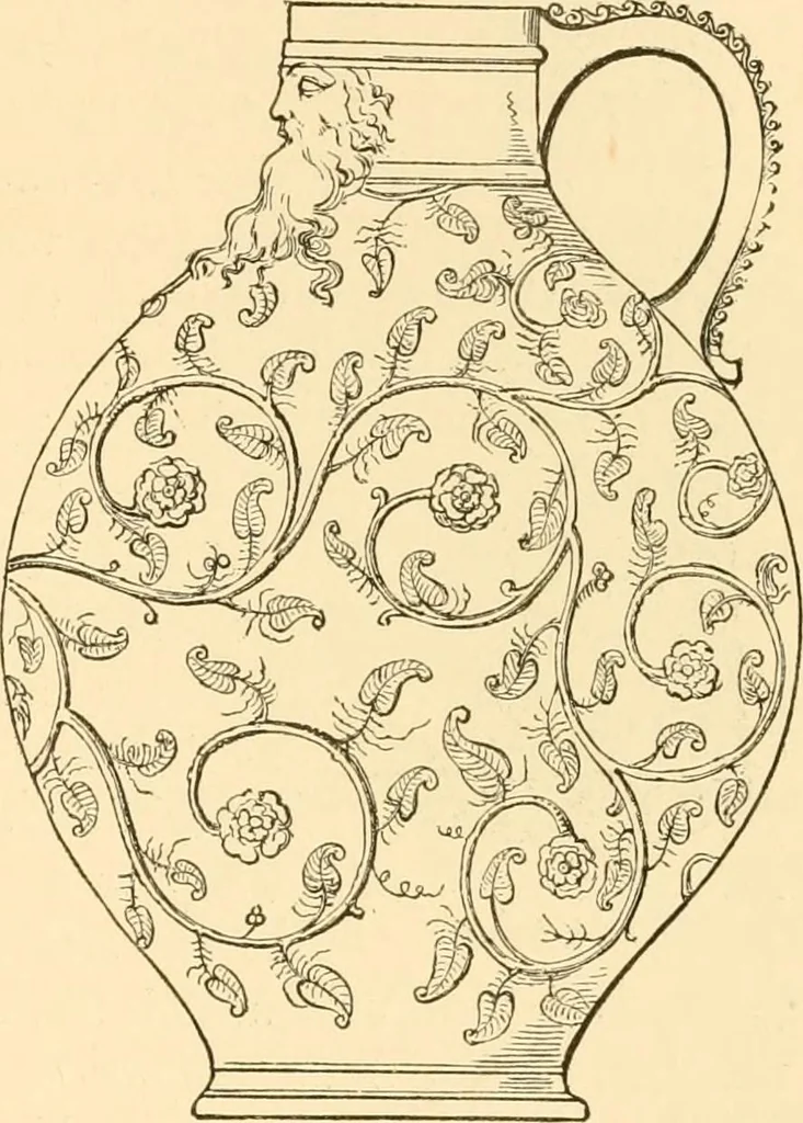 An illustration from Pottery and porcelain of all times and nations : with tables of factory and artists' marks for the use of collectors, 1878, leaf 232