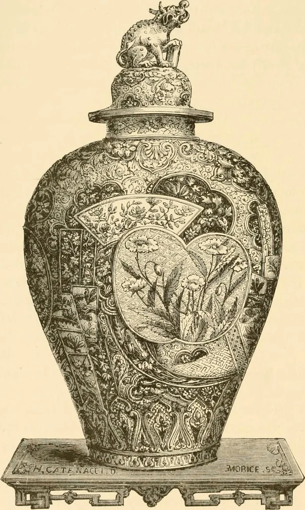 An illustration from Pottery and porcelain of all times and nations : with tables of factory and artists' marks for the use of collectors, 1878, leaf 237