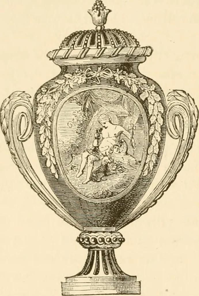An illustration from Pottery and porcelain of all times and nations : with tables of factory and artists' marks for the use of collectors, 1878, leaf 281