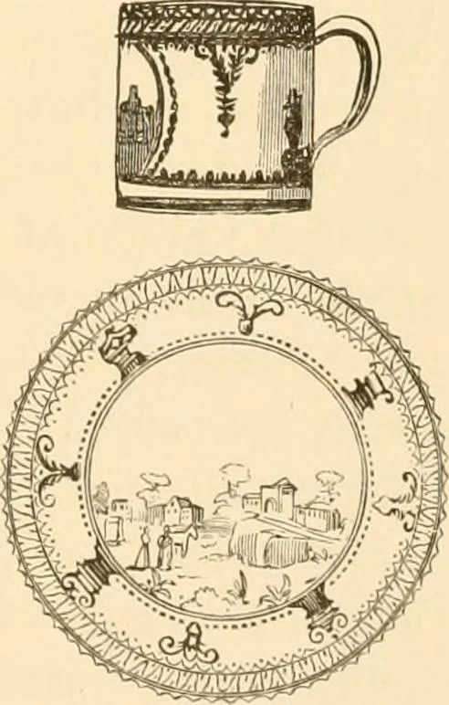 An illustration from Pottery and porcelain of all times and nations : with tables of factory and artists' marks for the use of collectors, 1878, leaf 282