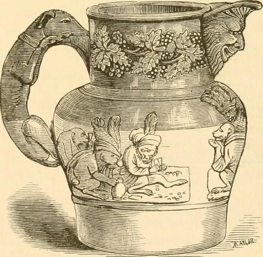 An illustration from Pottery and porcelain of all times and nations : with tables of factory and artists' marks for the use of collectors, 1878, leaf 346
