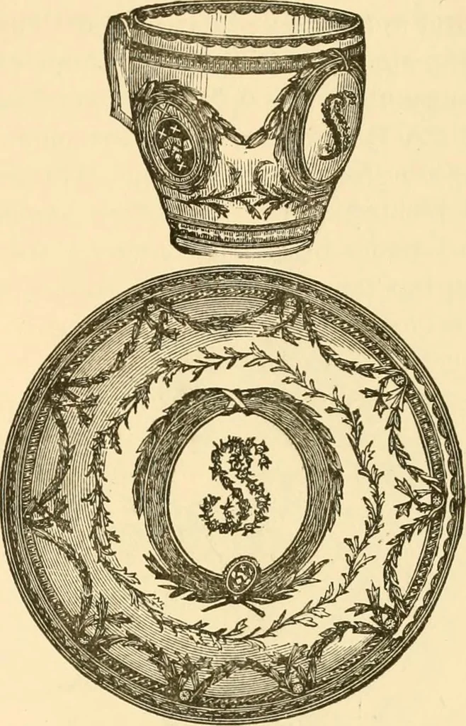 An illustration from Pottery and porcelain of all times and nations : with tables of factory and artists' marks for the use of collectors, 1878, leaf 384