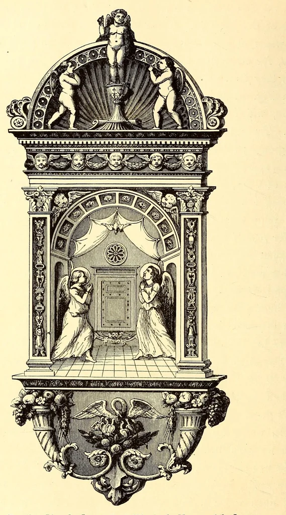 An illustration from Pottery and procelain, from early times down to the Philadelphia exhibition of 1876, 1878, leaf 110