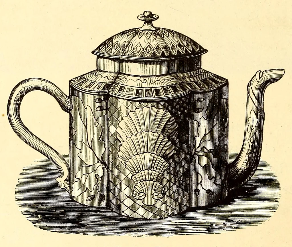 An illustration from Pottery and procelain, from early times down to the Philadelphia exhibition of 1876, 1878, leaf 178