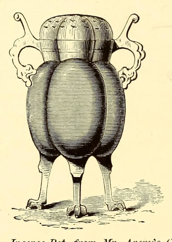 An illustration from Pottery and procelain, from early times down to the Philadelphia exhibition of 1876, 1878, leaf 202
