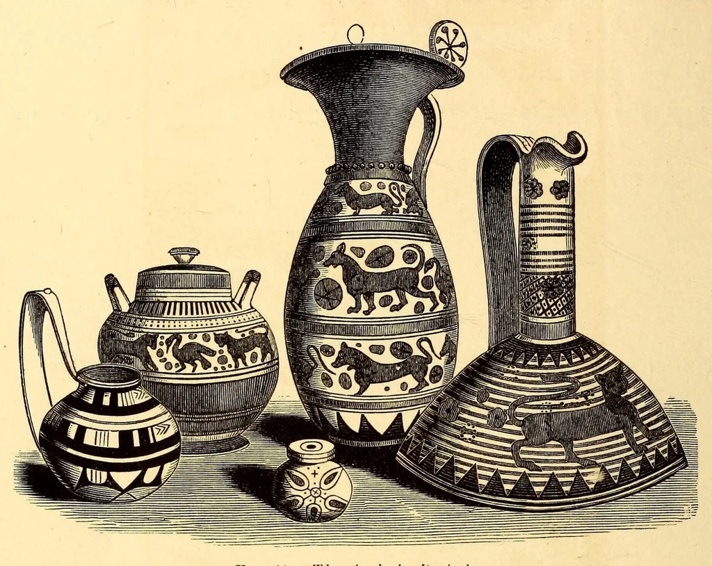 An illustration from Pottery and procelain, from early times down to the Philadelphia exhibition of 1876, 1878, leaf 42