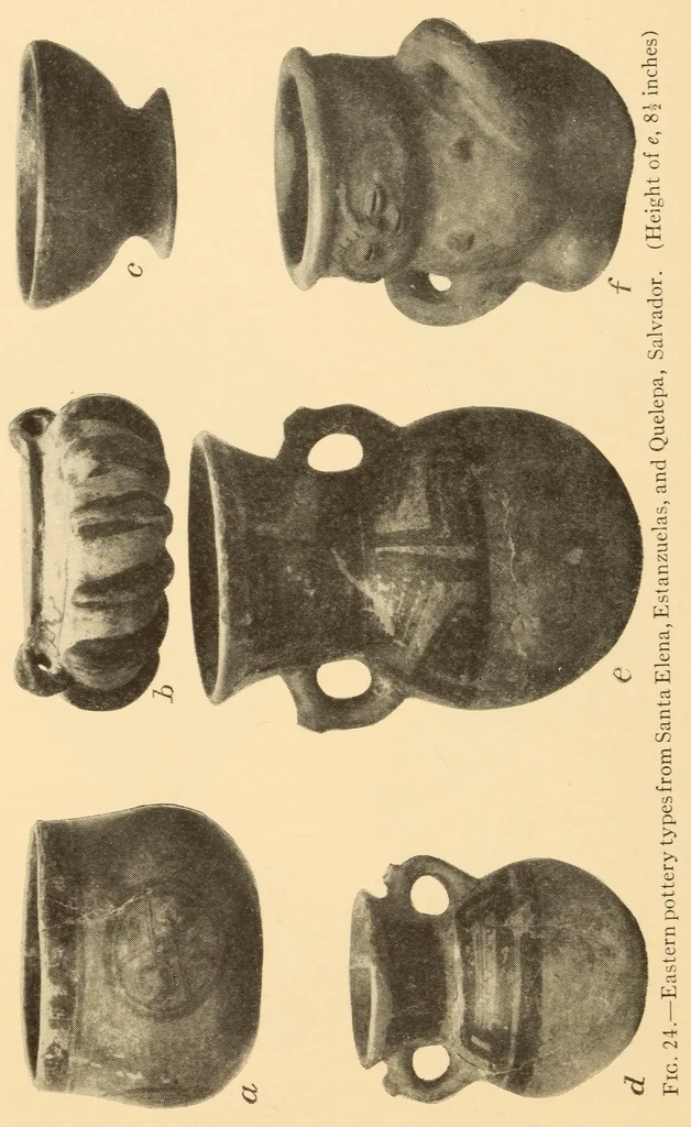An illustration from Pottery types and their sequence in El Salvador, 1927, leaf 54