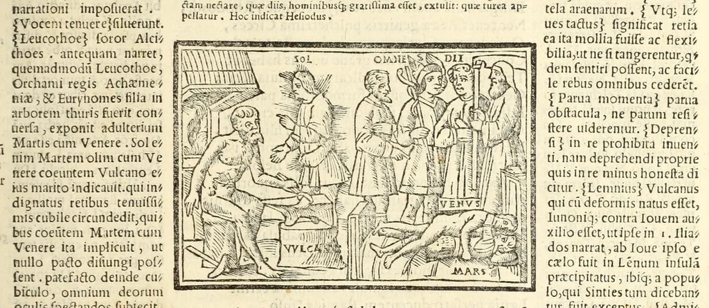 An illustration from P. Ouidij Nasonis Metamorphoseon libri XV, 1565, leaf 135