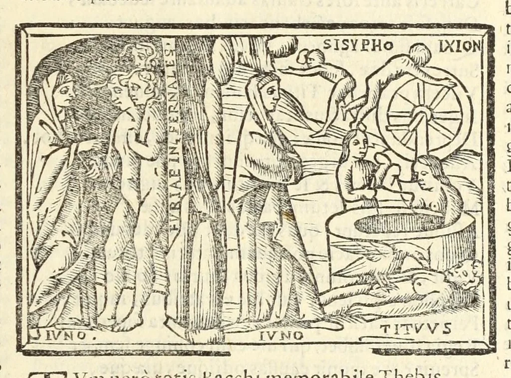 An illustration from P. Ouidij Nasonis Metamorphoseon libri XV, 1565, leaf 141