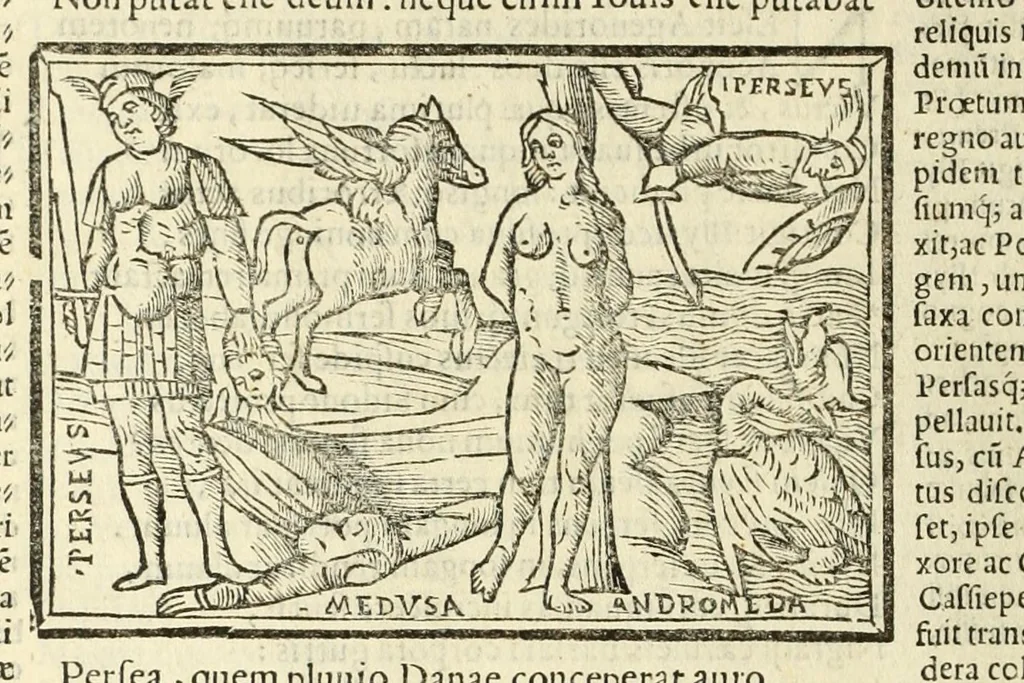 An illustration from P. Ouidij Nasonis Metamorphoseon libri XV, 1565, leaf 148