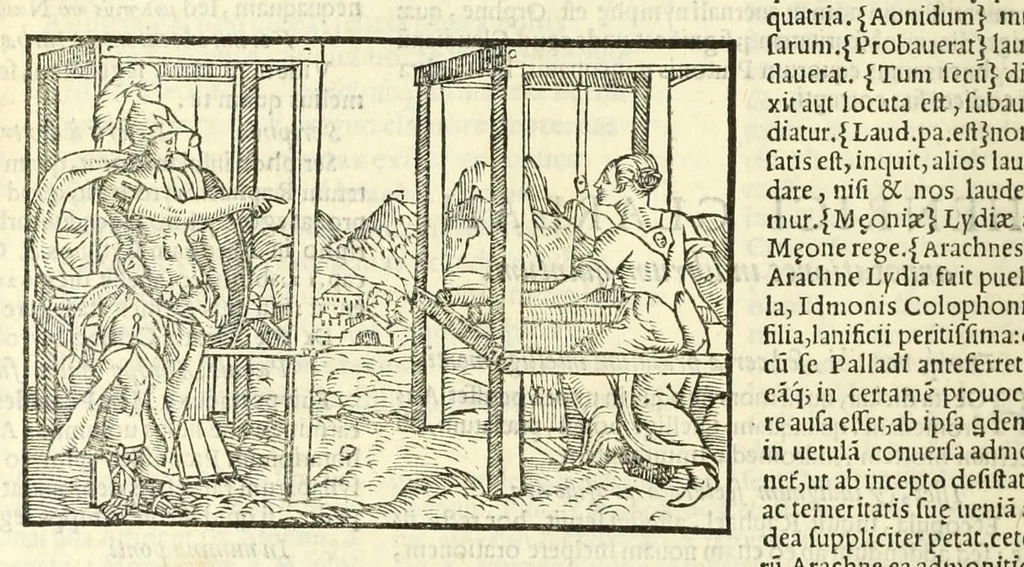 An illustration from P. Ouidij Nasonis Metamorphoseon libri XV, 1565, leaf 180