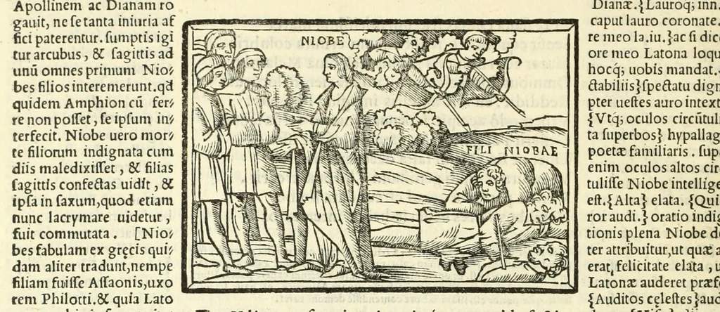 An illustration from P. Ouidij Nasonis Metamorphoseon libri XV, 1565, leaf 188