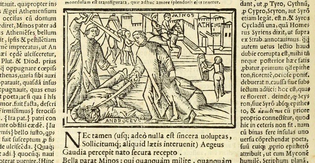 An illustration from P. Ouidij Nasonis Metamorphoseon libri XV, 1565, leaf 228