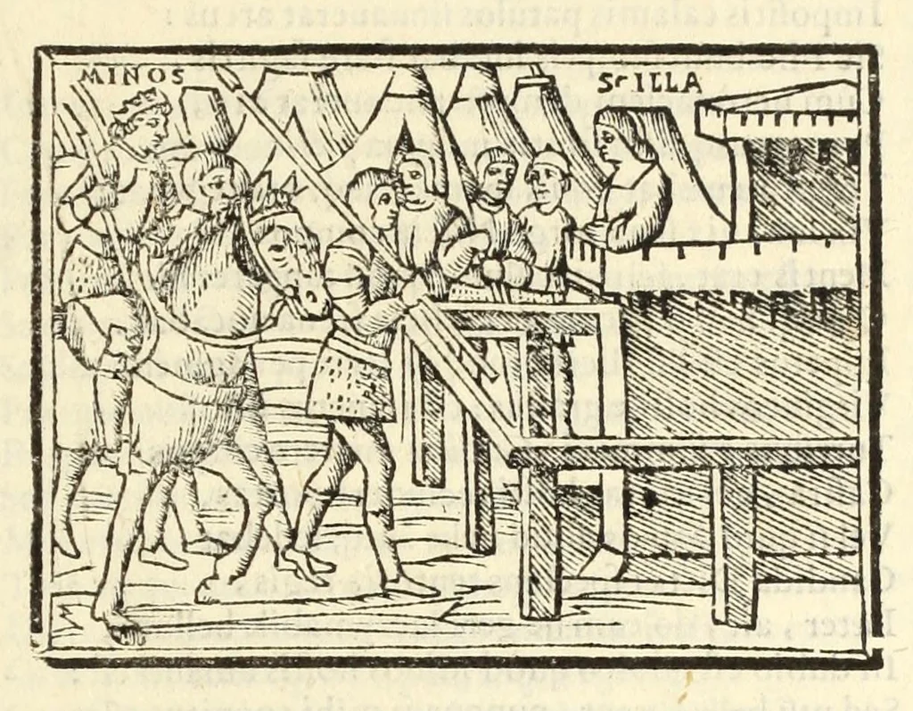 An illustration from P. Ouidij Nasonis Metamorphoseon libri XV, 1565, leaf 239