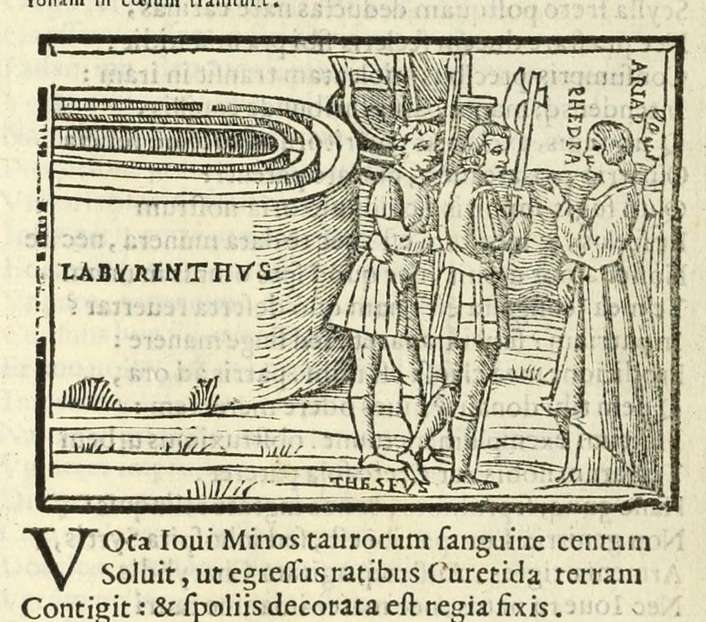 An illustration from P. Ouidij Nasonis Metamorphoseon libri XV, 1565, leaf 242