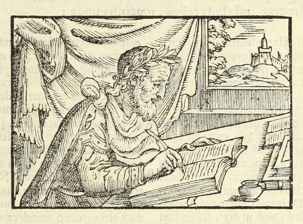 An illustration from P. Ouidij Nasonis Metamorphoseon libri XV, 1565, leaf 25