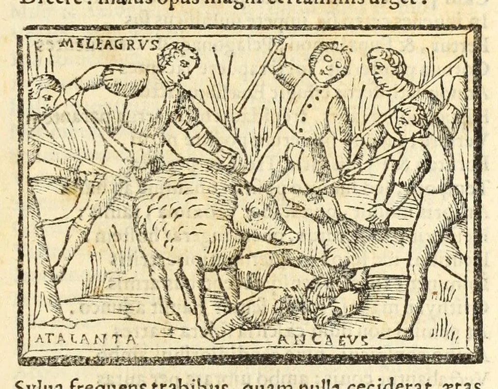 An illustration from P. Ouidij Nasonis Metamorphoseon libri XV, 1565, leaf 253