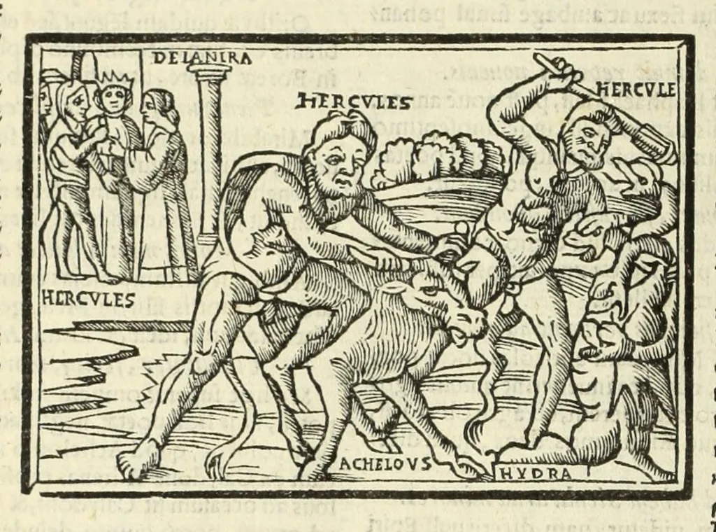 An illustration from P. Ouidij Nasonis Metamorphoseon libri XV, 1565, leaf 268